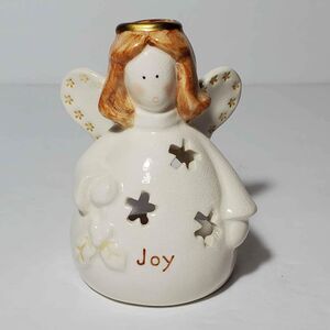 Joy Angel Tealight Candle Holder Figurine